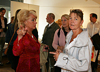Berit Gullberg with actress Ann Petrén