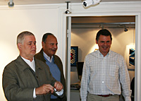 Carl Johan with Arne and Kent Belenius