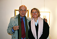 Lars Elofsson with cousin Lena