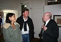 Ann and Björn Svensson with Teddy Brunius