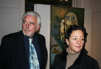 Sven-Harry Karlsson with his Karen Blaustein