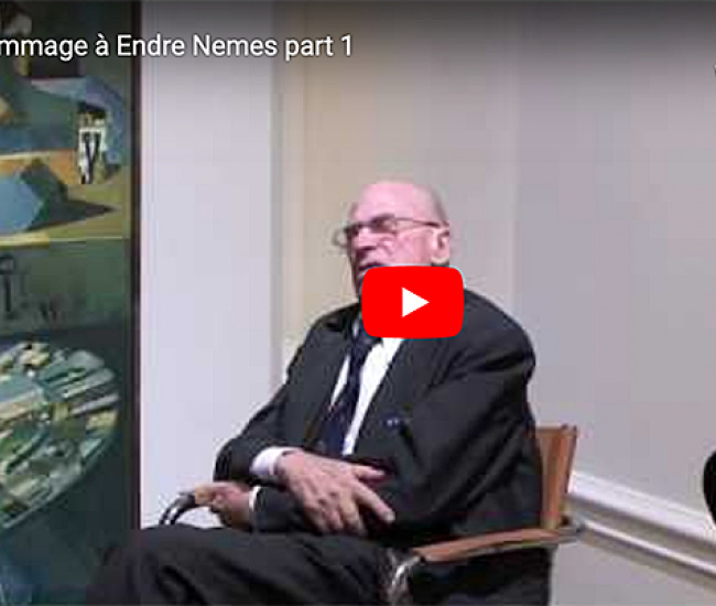 Teddy Brunius inauguration of Endre Nemes exhibition 2009